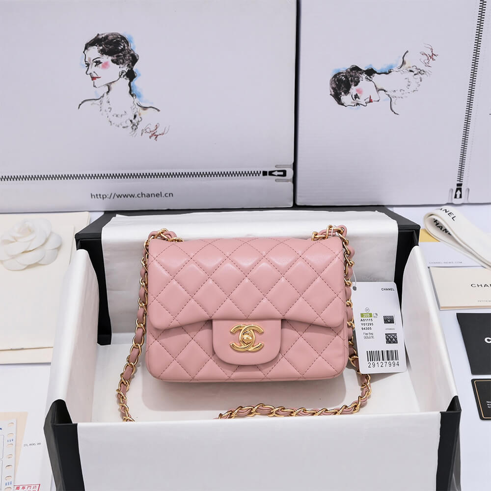 Ch*el mini flap bag