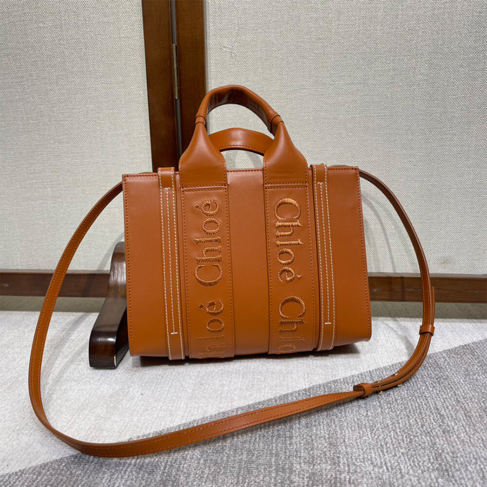 Chole small woody tote bag