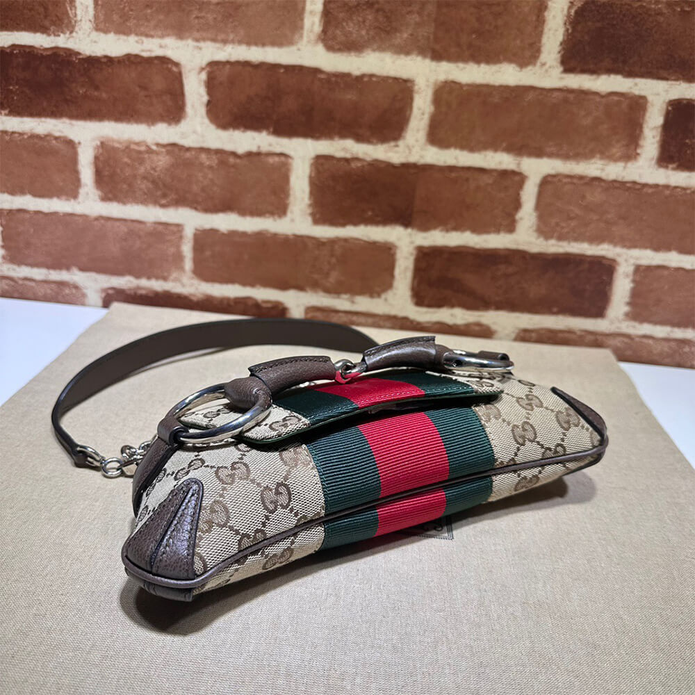 G*u*i horsebit chain small shoulder bag