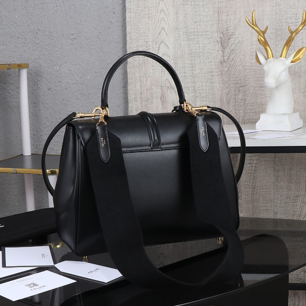 Ce**e classique 16 bag in satinated calfskin