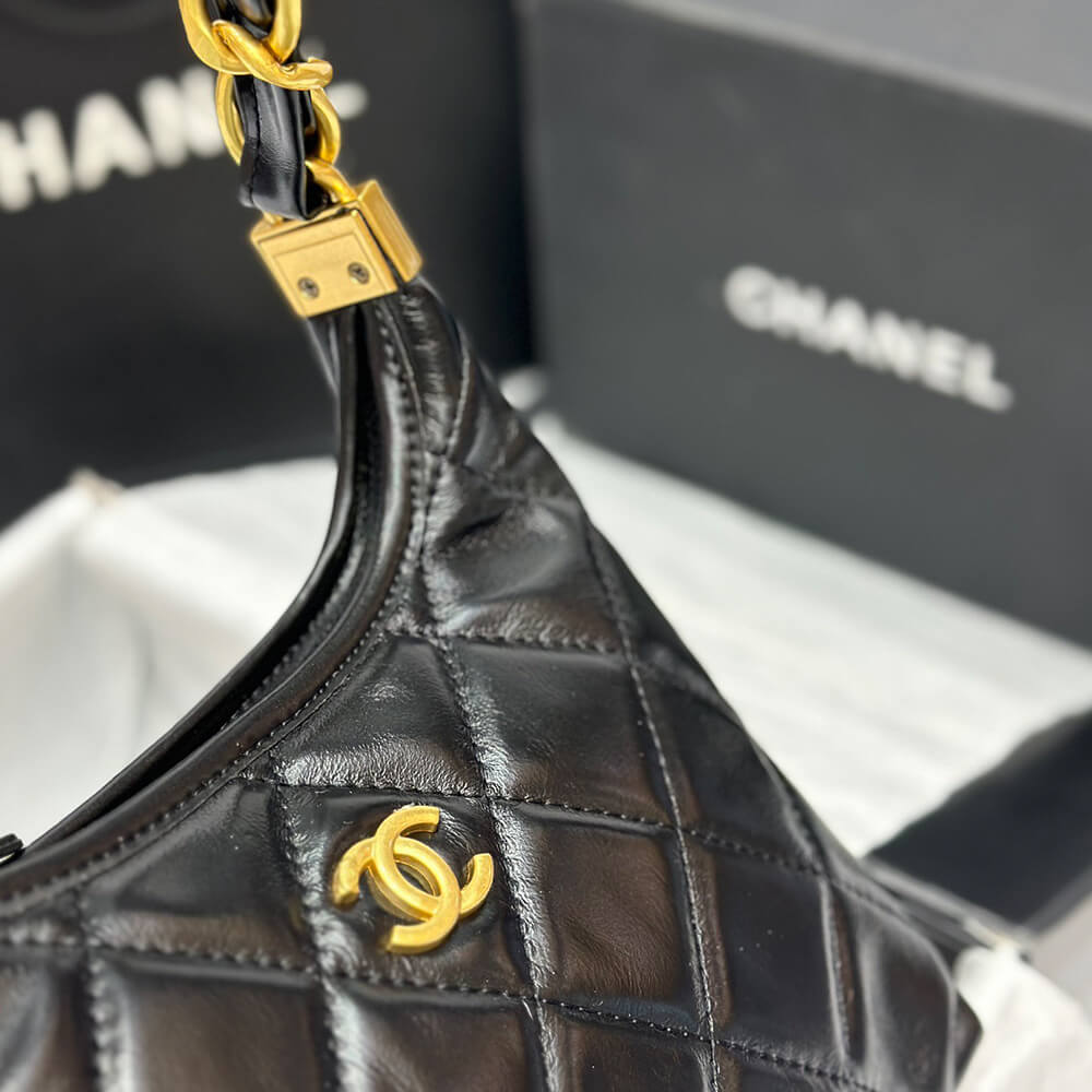 Ch*el small hobo bag