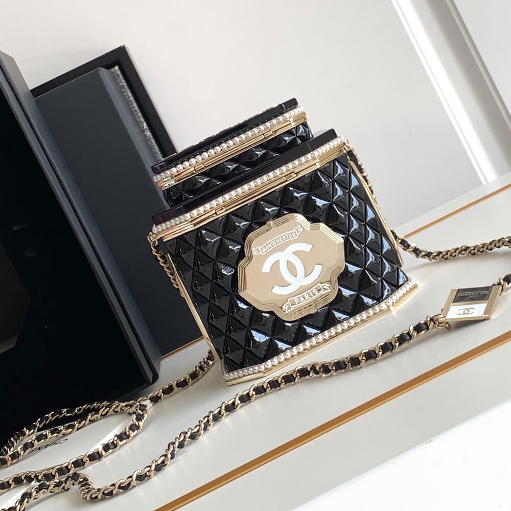 Ch*el tea box minaudiere(high-end grade)