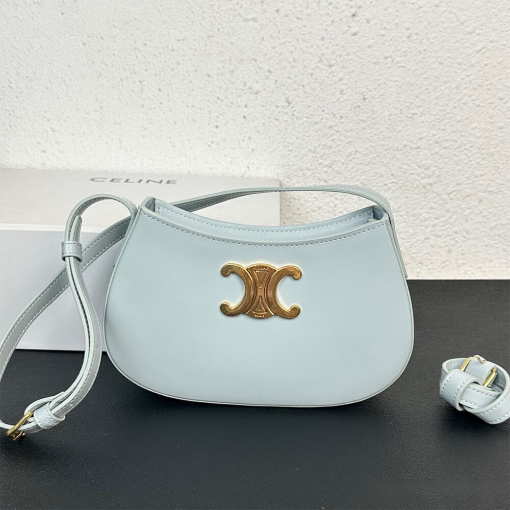 Ce**e medium tilly bag in shiny calfskin