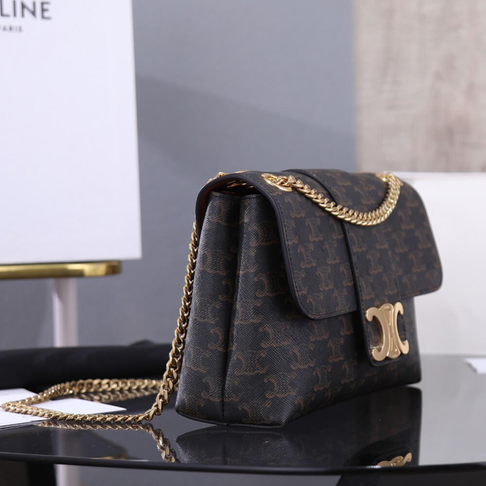 Ce**e medium Ce**e victoire bag in triomphe canvas
