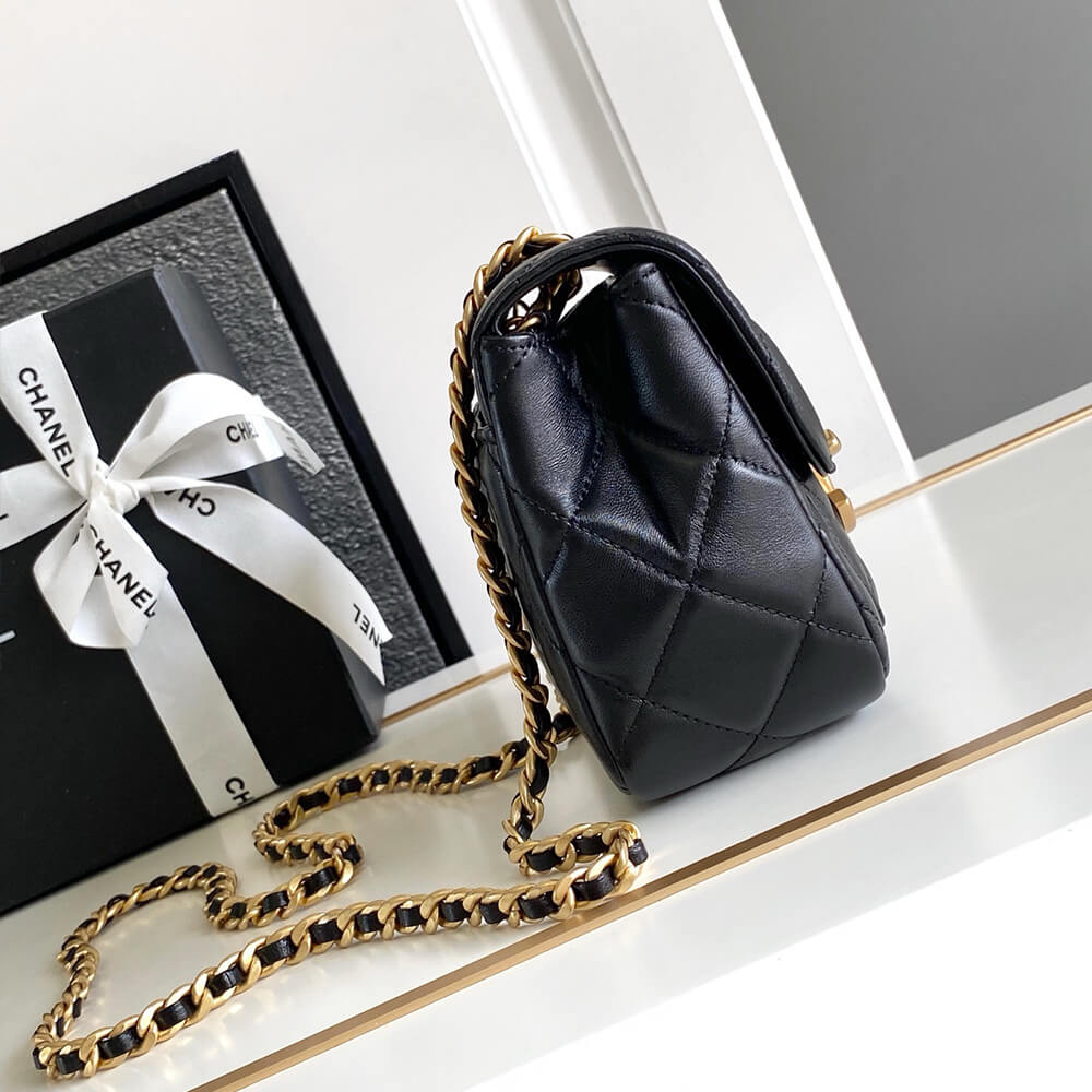 Ch*el mini flap bag(high-end grade)