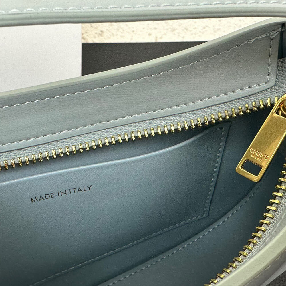 Ce**e medium tilly bag in shiny calfskin