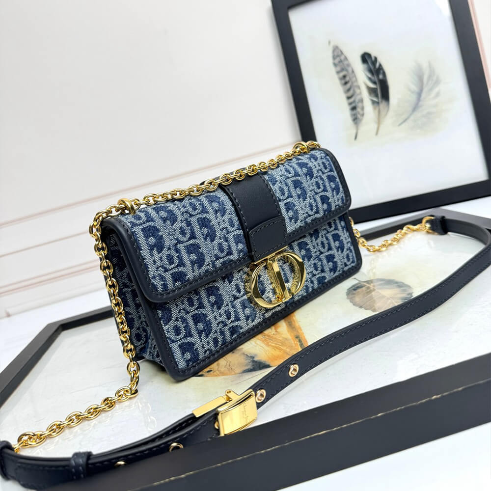 D*or 30 montaigne east-west bag with chain