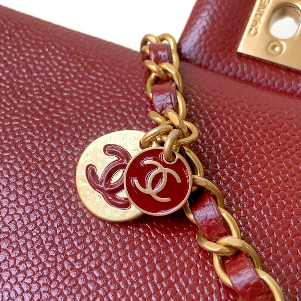 Ch*el small flap bag(high-end grade)
