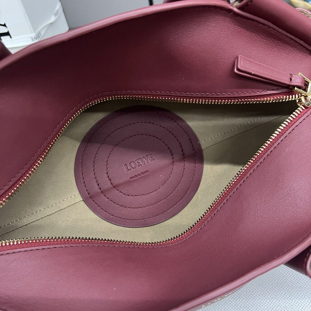 Loewe Small Paseo bag in shiny nappa calfskin(high-end grade)